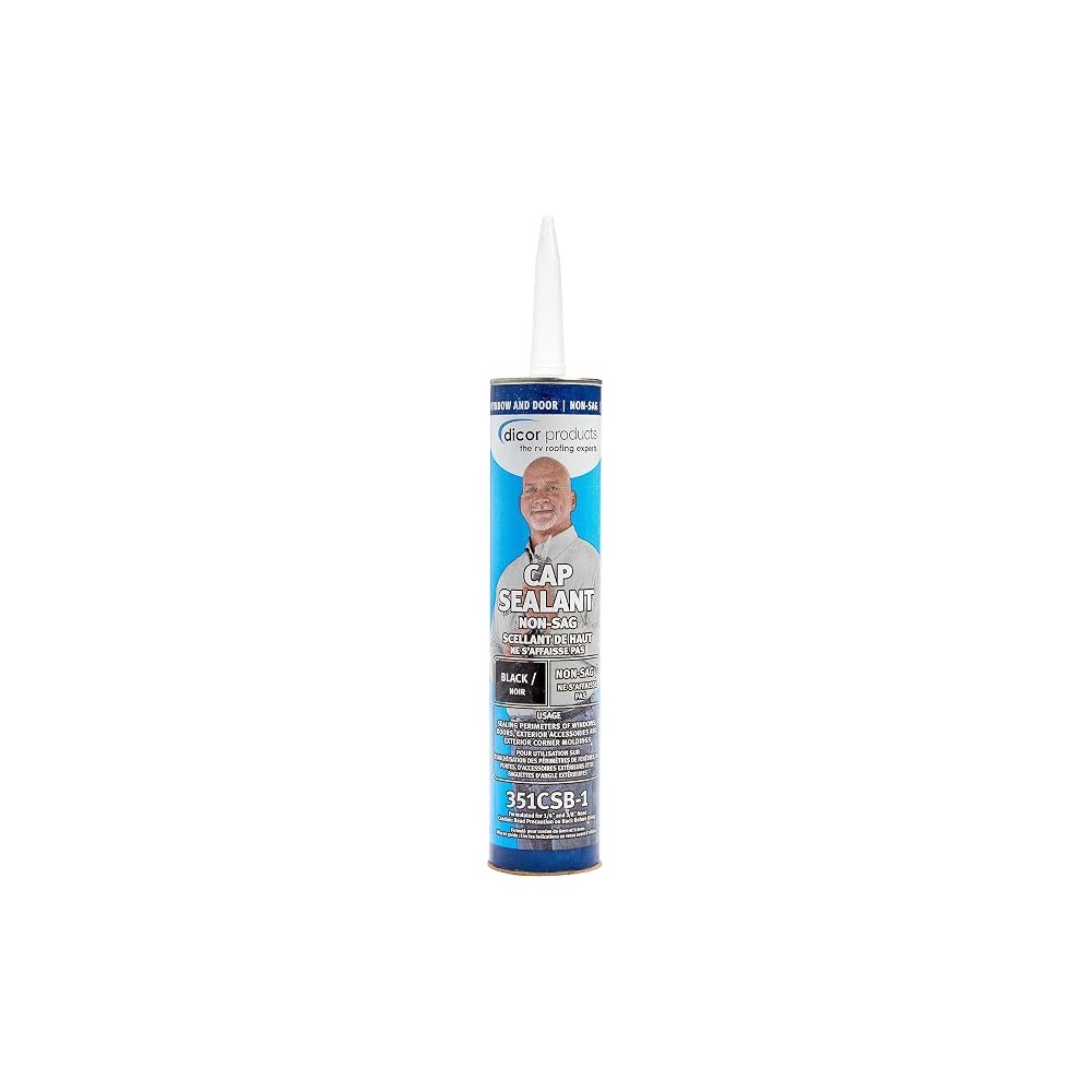 351CSB-1 (DICOR) SCELLANT TOUT USAGE NOIR NON AUTONIVELANT 10,3 OZ