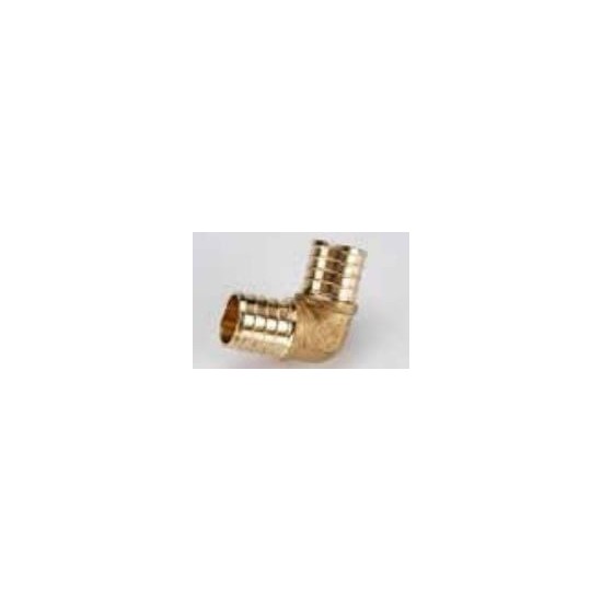 51139 (ELKHART) COUDE PEX EN LAITON 1/2 PO BARB X 1/2 PO BARB