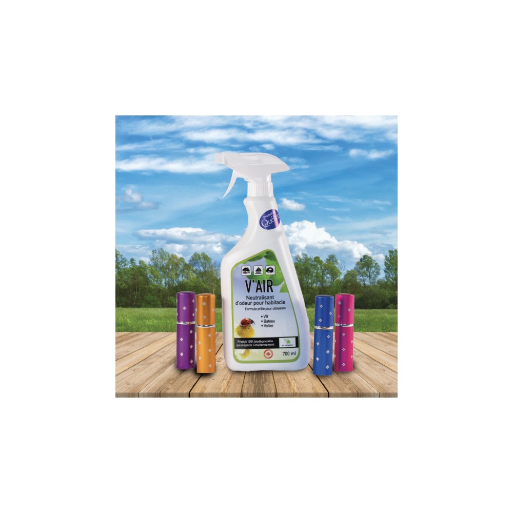 8153 (AIR’EAUTECH) V’AIR NEUTRALISANT D’ODEURS POUR HABITACLE 700 ML