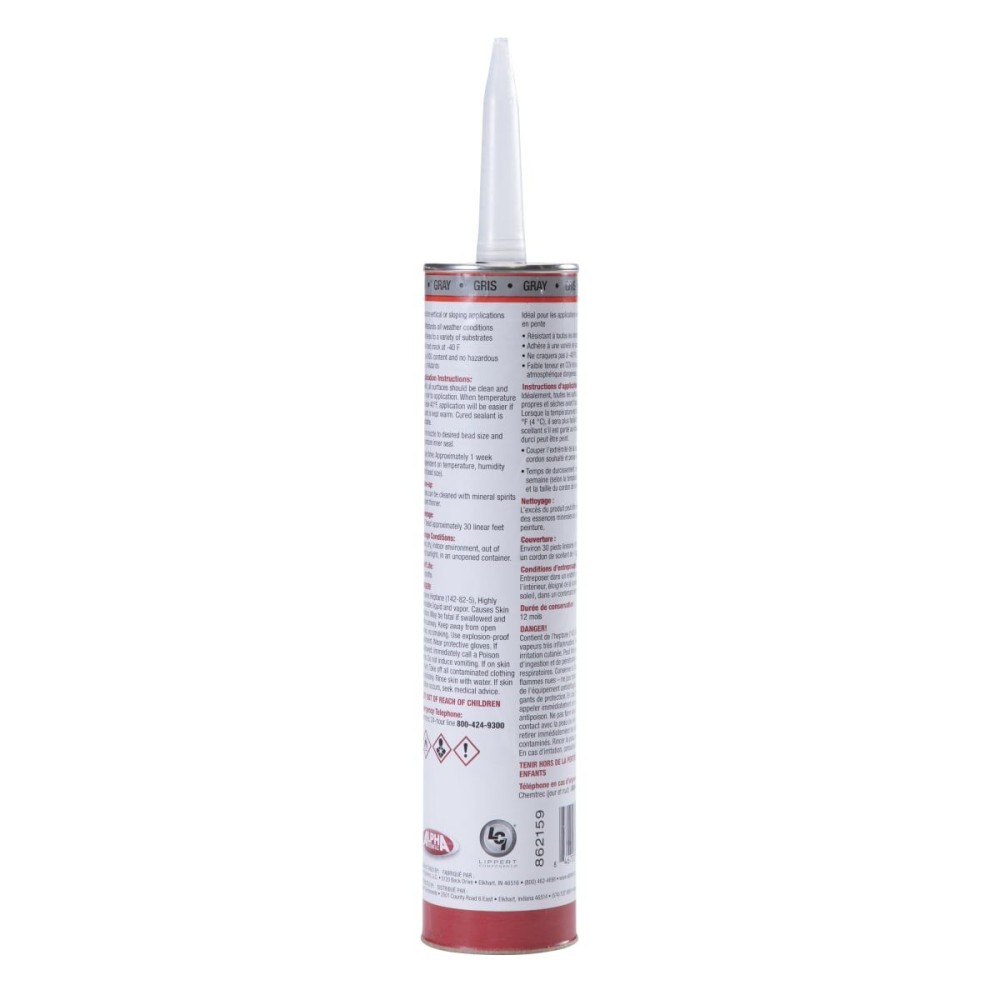 862159 (LIPPERT) SCELLANT ALPHA SYSTEMS 1010 NON AFFAISSANT GRIS 10,3 OZ