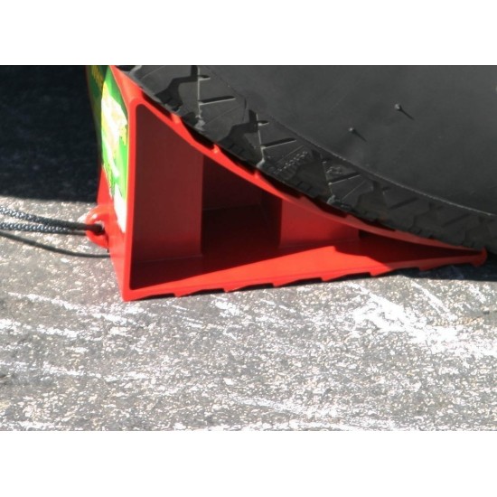 A10-0908 (VALTERRA) CALE DE ROUE ROUGE AVEC CORDE