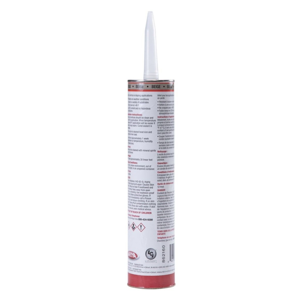 862160 (LIPPERT) SCELLANT ALPHA SYSTEMS 1010 NON AFFAISSANT BEIGE 10,3 OZ
