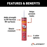 862160 (LIPPERT) SCELLANT ALPHA SYSTEMS 1010 NON AFFAISSANT BEIGE 10,3 OZ