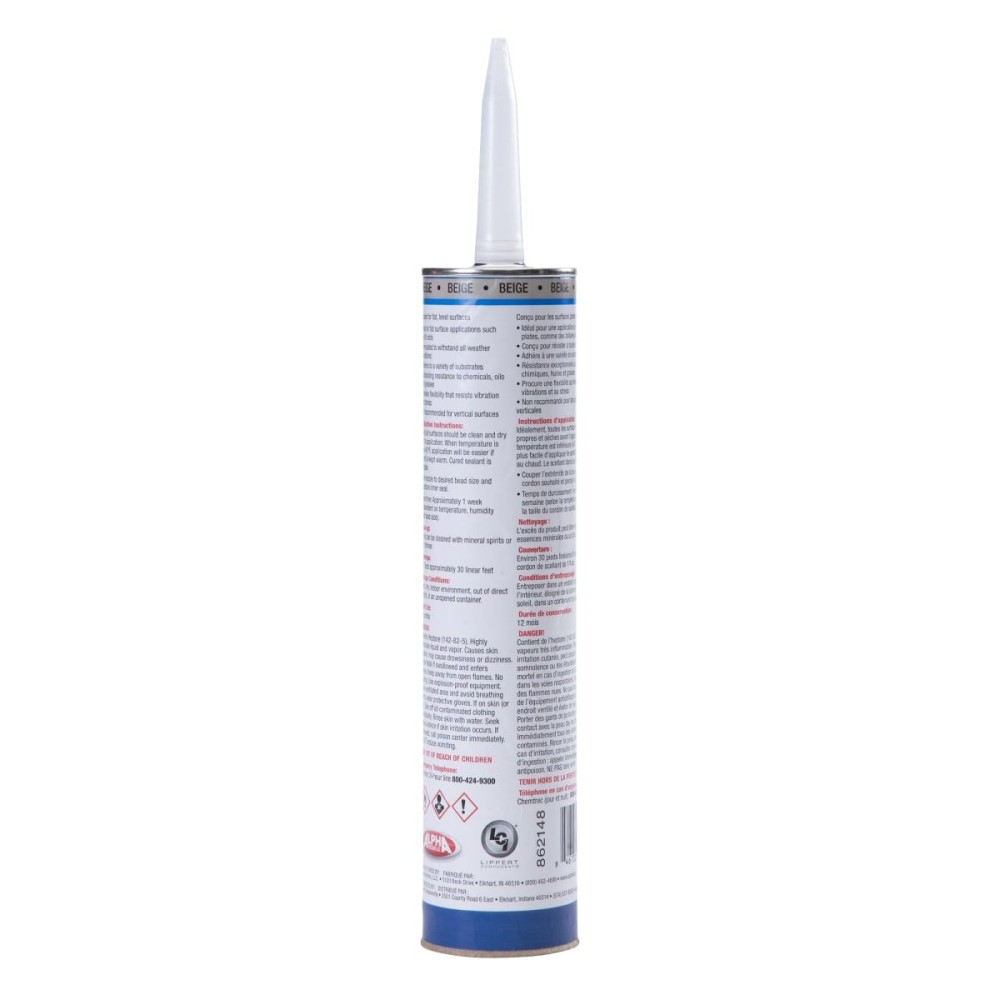 862148 (LIPPERT) SCELLANT ALPHA SYSTEMS 1021 AUTO-NIVELANT BEIGE 10,3 OZ