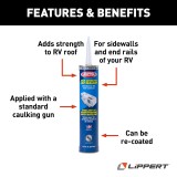 862148 (LIPPERT) SCELLANT ALPHA SYSTEMS 1021 AUTO-NIVELANT BEIGE 10,3 OZ